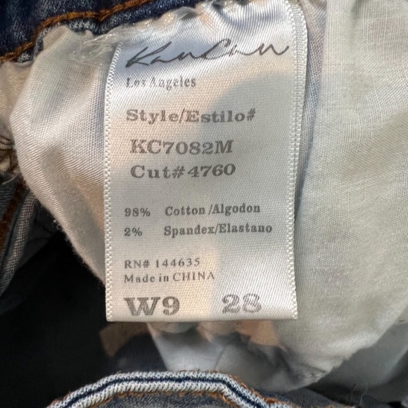 KanCan High Waist Rolled Ripped Denim Jean Shorts Women Size 9 / 28 - Picture 3 of 5